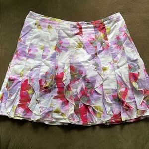 Ann Taylor Loft mid-thigh cotton skirt